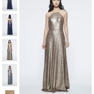 Gold Sequin Dress